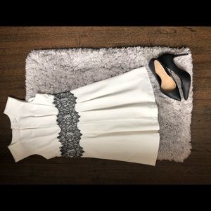 White keyhole dress